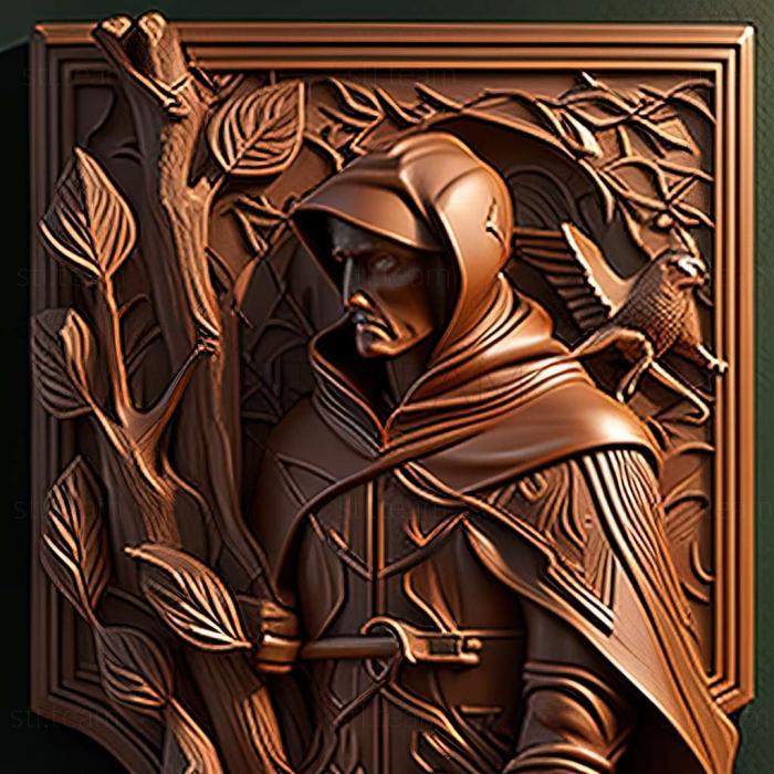 3D model Robin Hood Defender of the Crown game (STL)